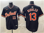 Detroit Tigers #13 Dillon Dingler Alternate Black Limited Jersey