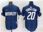 Detroit Tigers #20 Spencer Torkelson Navy 2024 City Connect Limited Jersey