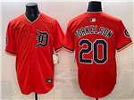 Detroit Tigers #20 Spencer Torkelson Orange Limited Jersey