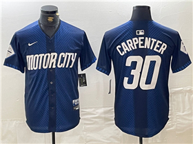 Detroit Tigers #30 Kerry Carpenter Navy 2024 City Connect Limited Jersey
