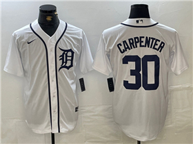 Detroit Tigers #30 Kerry Carpenter White Limited Jersey