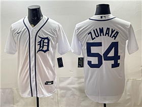 Detroit Tigers #54 Joel Zumaya White Limited Jersey