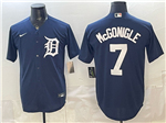 Detroit Tigers #7 Kevin McGonigle Navy Limited Jersey