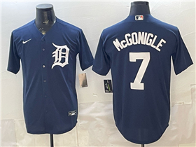 Detroit Tigers #7 Kevin McGonigle Navy Limited Jersey