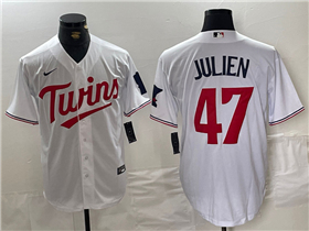 Minnesota Twins #47 Edouard Julien White Limited Jersey