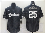 Chicago White Sox #25 Andrew Vaughn Black 2021 City Connect Cool Base Jersey 