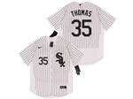 Chicago White Sox #35 Frank Thomas White Flex Base Jersey