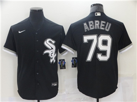 Chicago White Sox #79 José Abreu Black Cool Base Jersey
