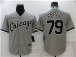 Chicago White Sox #79 José Abreu Gray Cool Base Jersey