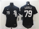 Chicago White Sox #79 José Abreu Black Flex Base Jersey