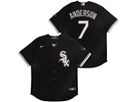 Chicago White Sox #7 Tim Anderson Black Cool Base Jersey