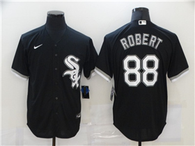 Chicago White Sox #88 Luis Robert Black Cool Base Jersey