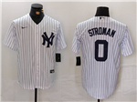 New York Yankees #0 Marcus Stroman White Limited Jersey