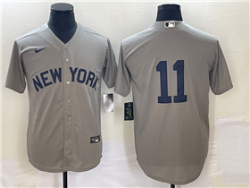 New York Yankees #11 Anthony Volpe Gray Away Limited Jersey