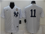 New York Yankees #11 Anthony Volpe White 2024 World Series Limited Jersey