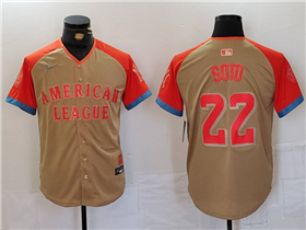 American League #22 Juan Soto Cream 2024 MLB All-Star Game Limited Jersey