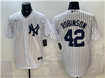 New York Yankees #42 Jackie Robinson White Limited Jersey 