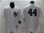 New York Yankees #44 Reggie Jackson White Without Name Cool Base Jersey 