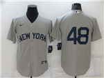 New York Yankees #48 Anthony Rizzo Gray Away Limited Jersey