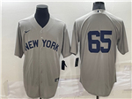 New York Yankees #65 Nestor Cortes Jr. Gray Away Limited Jersey