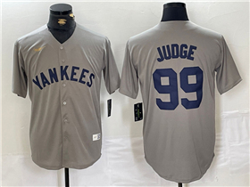 New York Yankees #99 Aaron Judge Gray Cooperstown Collection Jersey