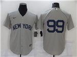 New York Yankees #99 Aaron Judge Gray Away Limited Jersey