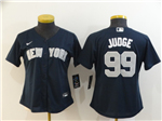 New York Yankees #99 Aaron Judge Women's Navy Cool Base Jersey