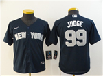 New York Yankees #99 Aaron Judge Youth Navy Cool Base Jersey