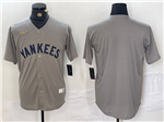 New York Yankees Gray Cooperstown Collection Team Jersey