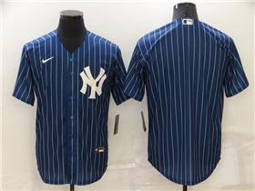 New York Yankees Blue Pinstripe Cool Base Team Jersey