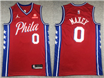 Philadelphia 76ers #0 Tyrese Maxey 2021-22 Red Statement Edition Swingman Jersey