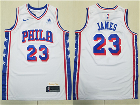 Philadelphia 76ers #23 Lebron James White Swingman Jersey