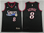 Philadelphia 76ers #8 Paul George 2025-26 Black Classic Edition Swingman Jersey
