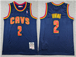 Cleveland Cavaliers #2 Kyrie Irving 2011-12 Navy Hardwood Classics Jersey