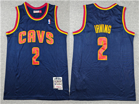 Cleveland Cavaliers #2 Kyrie Irving 2011-12 Navy Hardwood Classics Jersey