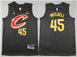 Cleveland Cavaliers #45 Donovan Mitchell 2022-23 Black Statement Swingman Jersey