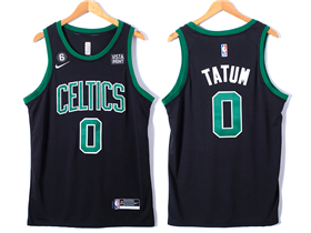 Boston Celtics #0 Jayson Tatum 2022-24 Black Statement Swingman Jersey