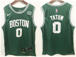 Boston Celtics #0 Jayson Tatum Green Swingman Jersey