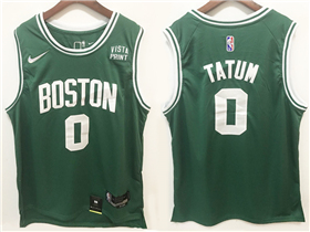 Boston Celtics #0 Jayson Tatum Green Swingman Jersey