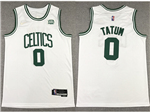 Boston Celtics #0 Jayson Tatum White Swingman Jersey