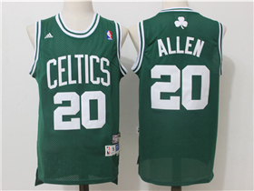 Boston Celtics #20 Ray Allen Green Hardwood Classics Jersey