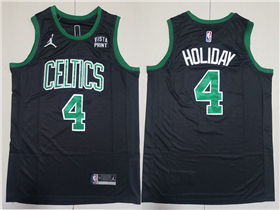 Boston Celtics #4 Jrue Holiday 2022-24 Black Statement Swingman Jersey