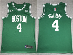 Boston Celtics #4 Jrue Holiday Green Swingman Jersey