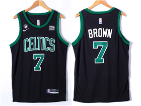 Boston Celtics #7 Jaylen Brown 2022-24 Black Statement Swingman Jersey