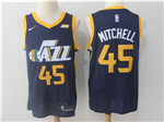 Utah Jazz #45 Donovan Mitchell Navy Swingman Jersey