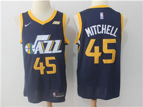 Utah Jazz #45 Donovan Mitchell Navy Swingman Jersey