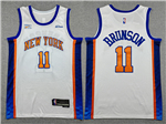 New York Knicks #11 Jalen Brunson 2025-26 Cream City Edition Swingman Jersey