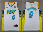 Indiana Pacers #0 Tyrese Haliburton 2024-25 White City Edition Swingman Jersey