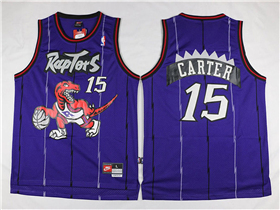 Toronto Raptors #15 Vince Carter 1998-99 Throwback Purple Jersey