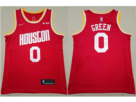 Houston Rockets #0 Jalen Green Red Swingman Jersey